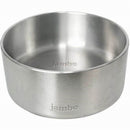 Comedouro Jambo Pet Premium Aço Inox Silver Nº 2