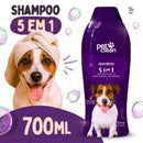 Shampoo Pet Clean 5 em 1 para Cães e Gatos 700 ml